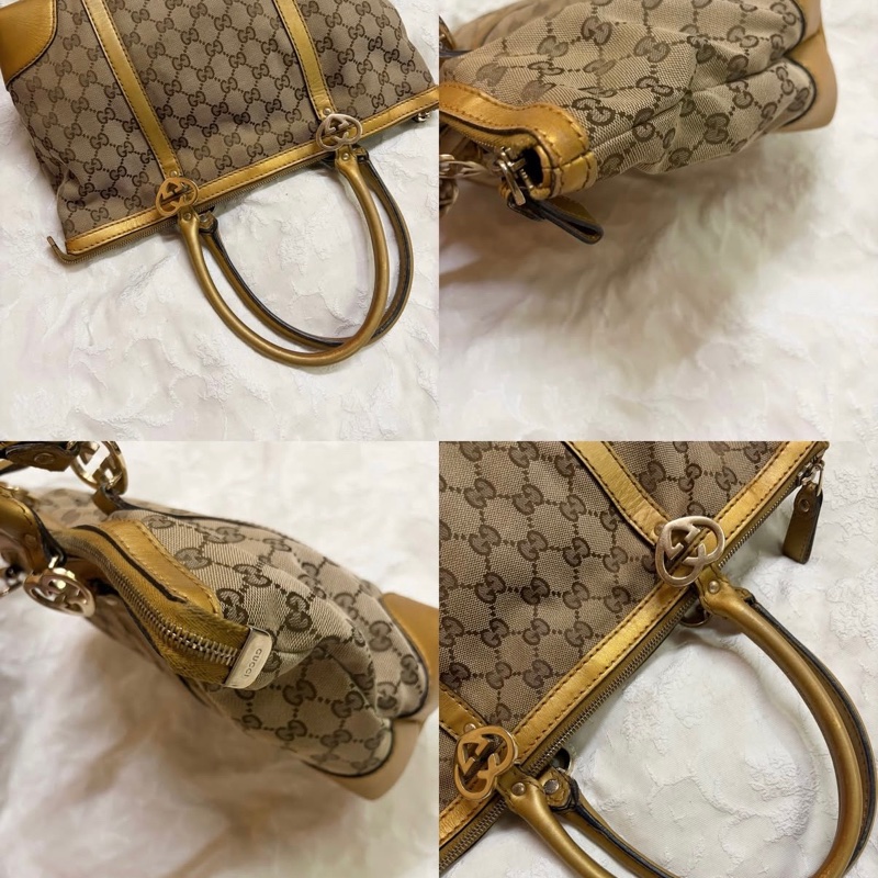 Gucci GG Canvas Lovely Tote Bag 手提包 托特包 肩包-2