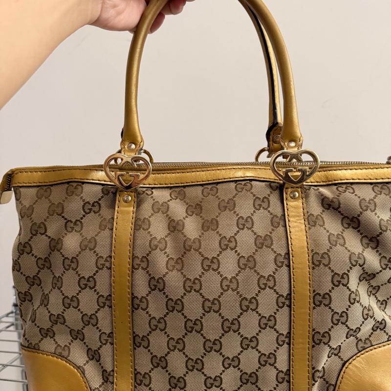 Gucci GG Canvas Lovely Tote Bag 手提包 托特包 肩包-5