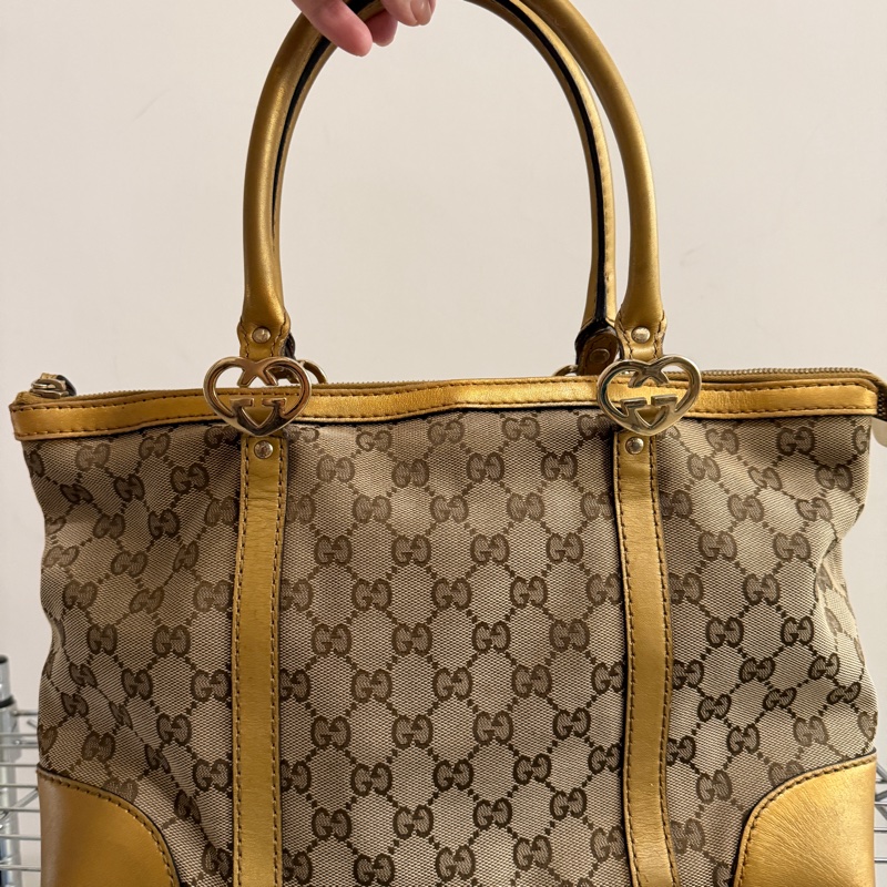 Gucci GG Canvas Lovely Tote Bag 手提包 托特包 肩包-6