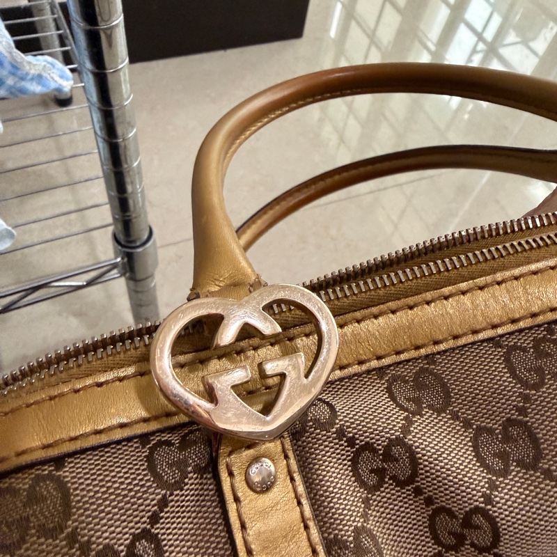 Gucci GG Canvas Lovely Tote Bag 手提包 托特包 肩包-9