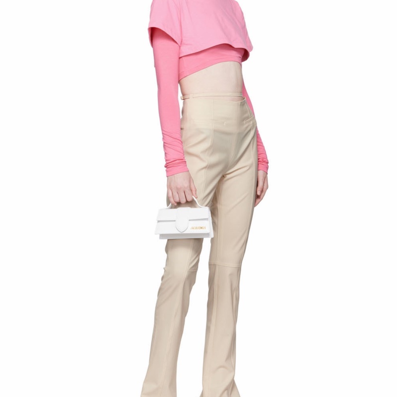 Jacquemus 女士 徽標翻蓋手提包均碼碼長:18cm,寬: 5cm,高:9cm-5