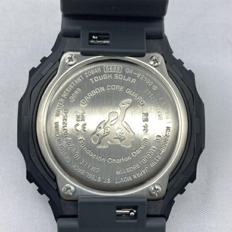 卡西歐 G-SHOCK 手錶 x 查爾斯達爾文基金會 GA-B2100DF-1AJR 灰色 Tough Solar 多頻 6 手錶-5