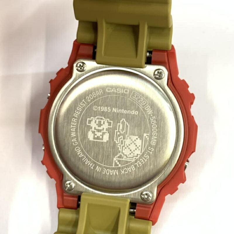 卡西歐 G-SHOCK 手錶 x 超級瑪利歐兄弟 DW-5600SMB-4JR-5