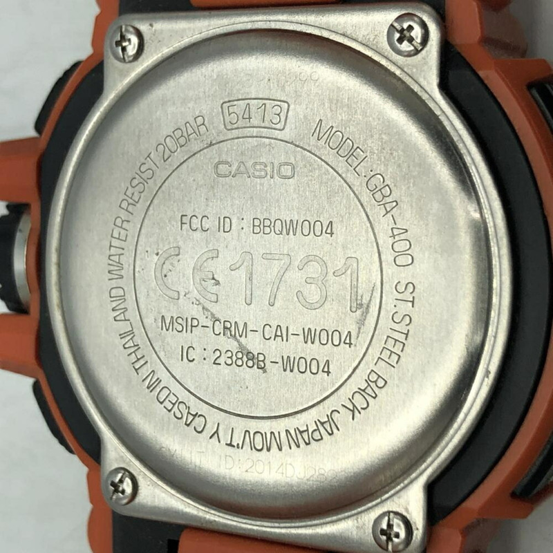 卡西歐 G-SHOCK GBA-400 G'MIX 橘色款-8