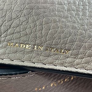 ＊奢華大道國際精品＊【B0349】BURBERRY 奶灰色/米白色牛皮手提斜背二用包-10