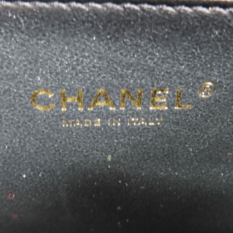 酒紅色 菱格紋 荔枝紋 肩背包 金釦【CHANEL 香奈兒】 A93343-6