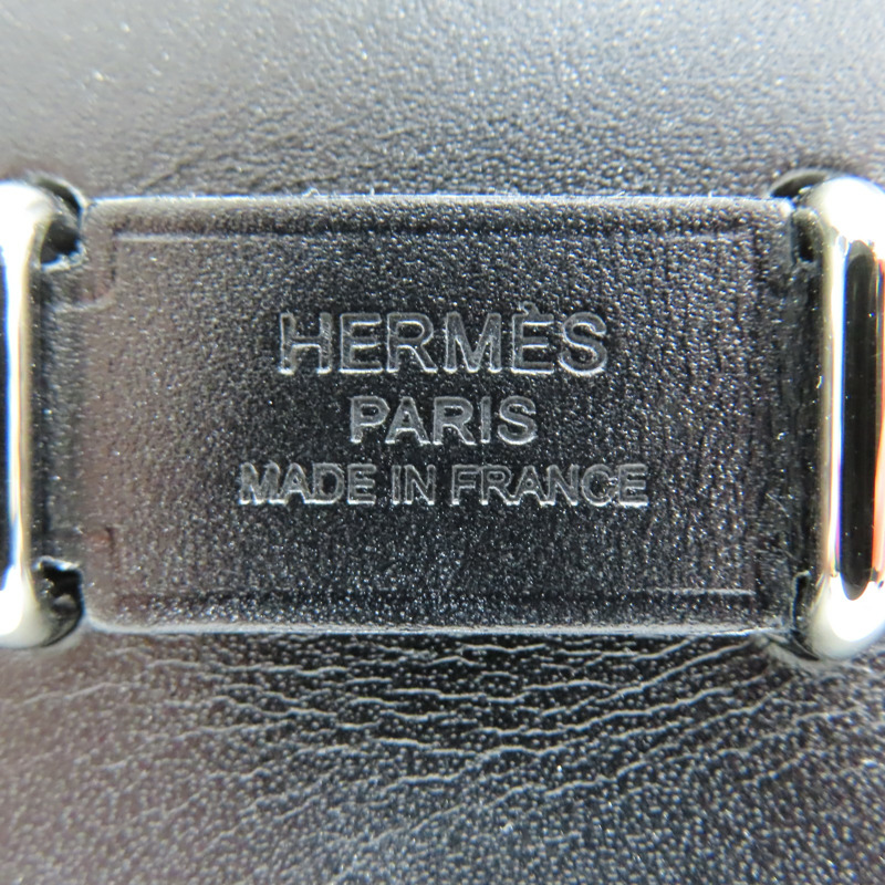 黑色 帆布 牛皮 Her bag zip 20 肩背包 K刻【HERMES 愛馬仕】 H085414CKAF-5