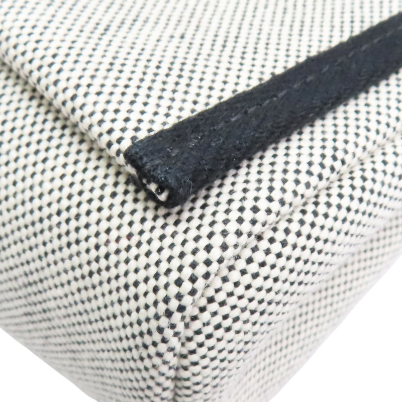 黑色 帆布 牛皮 Her bag zip 20 肩背包 K刻【HERMES 愛馬仕】 H085414CKAF-11