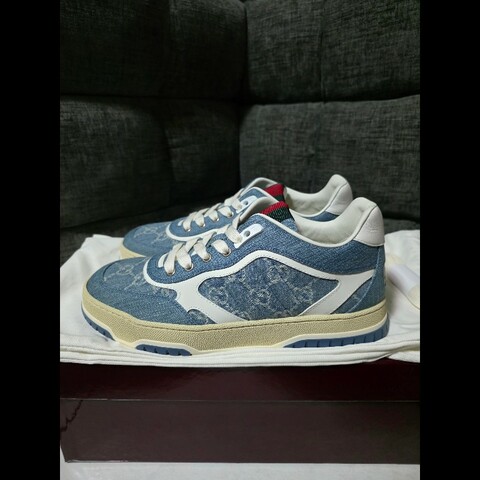 [全新]Gucci 新款 牛仔logo運動鞋 39