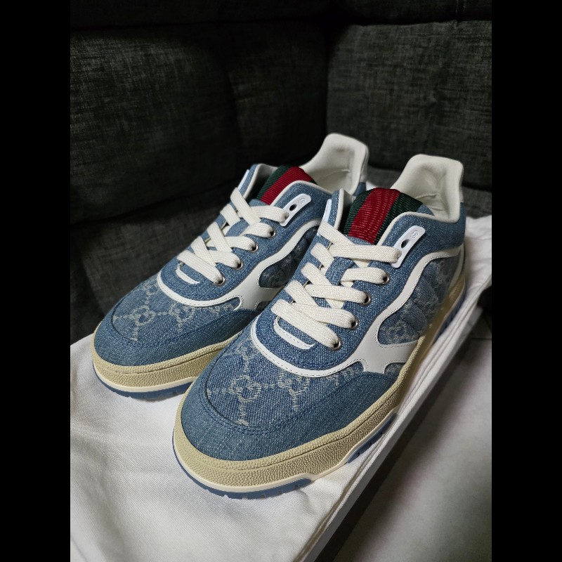 [全新]Gucci 新款 牛仔logo運動鞋 39-1