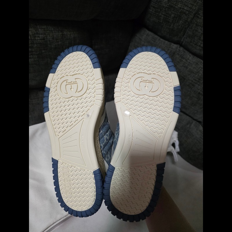 [全新]Gucci 新款 牛仔logo運動鞋 39-5