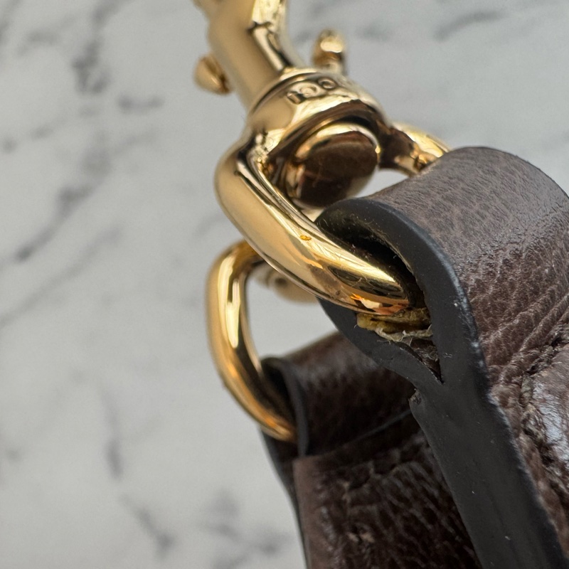 Gucci咖pvc手提兩用mini保齡球包-18