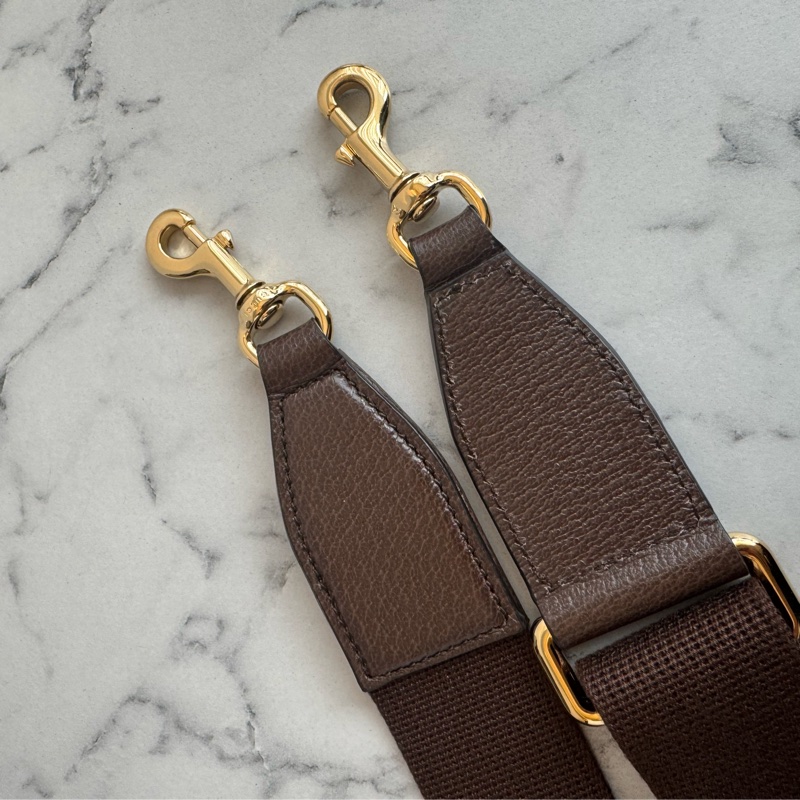 Gucci咖pvc手提兩用mini保齡球包-19