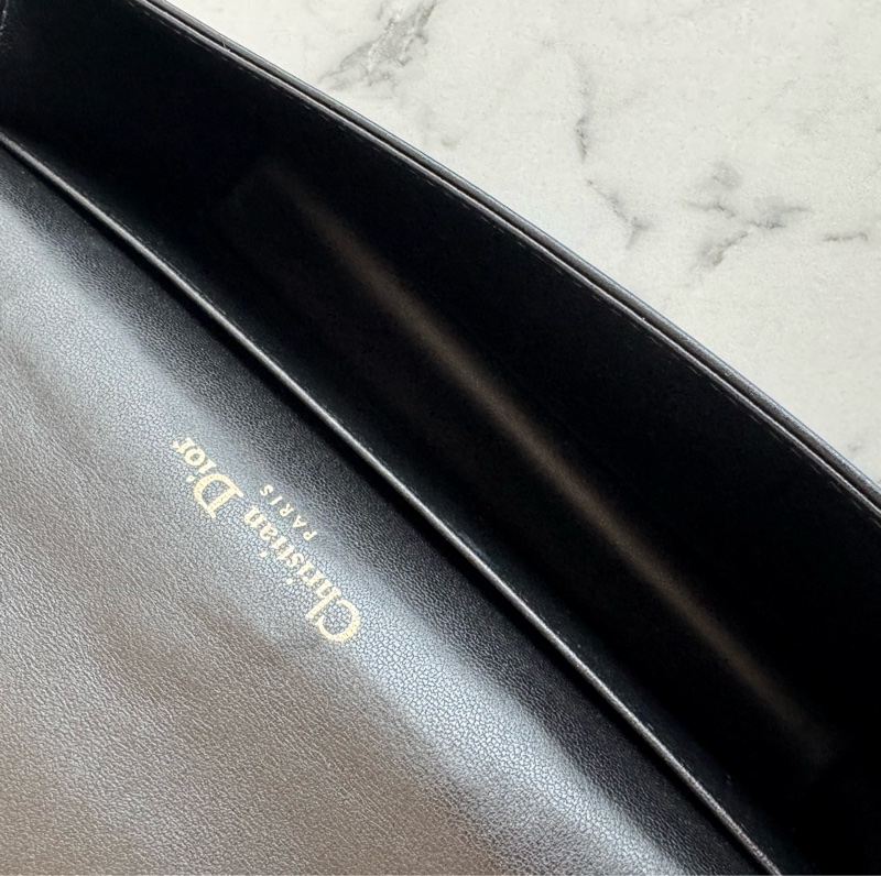 Dior黑藤格紋dior吊飾三合一woc-16