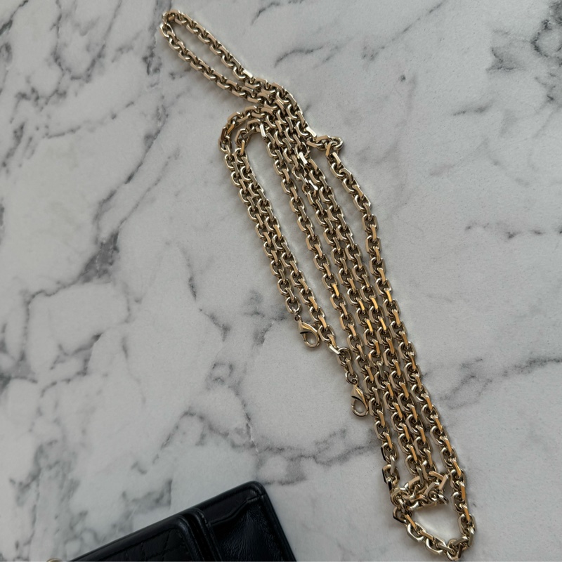 Dior黑藤格紋dior吊飾三合一woc-28