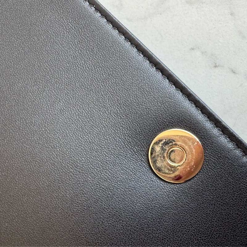 Dior黑藤格紋dior吊飾三合一woc-29