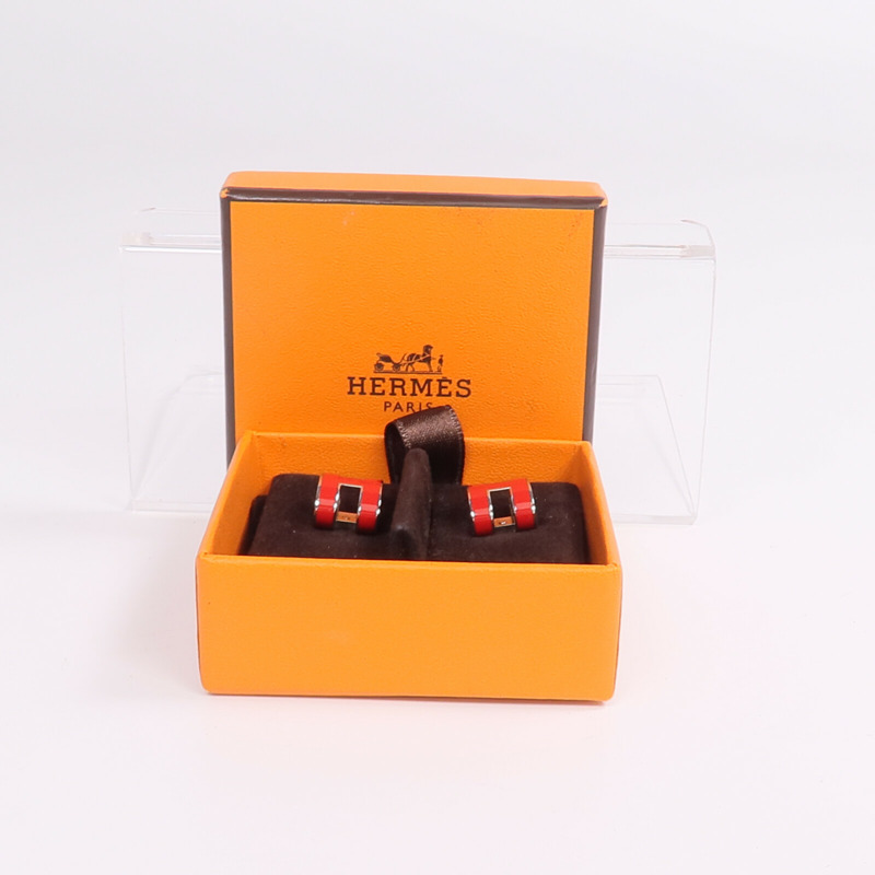 HERMES 金屬Pop H耳環-6