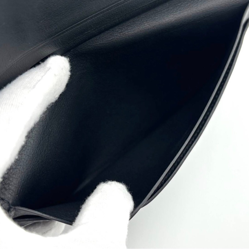 Hermès Citizen Twill 愛馬仕長款黑色皮夾-3