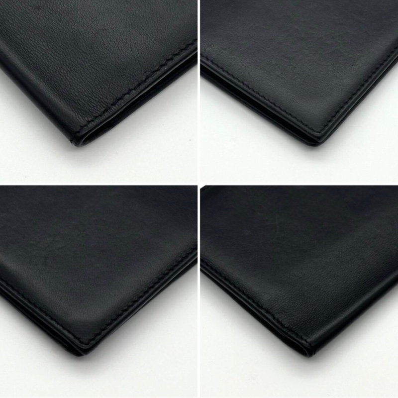 Hermès Citizen Twill 愛馬仕長款黑色皮夾-7