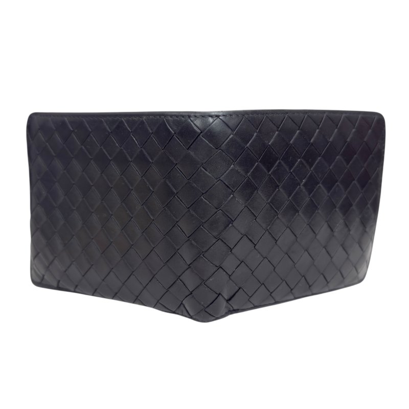 BOTTEGA VENETA 織皮 短銀包-1