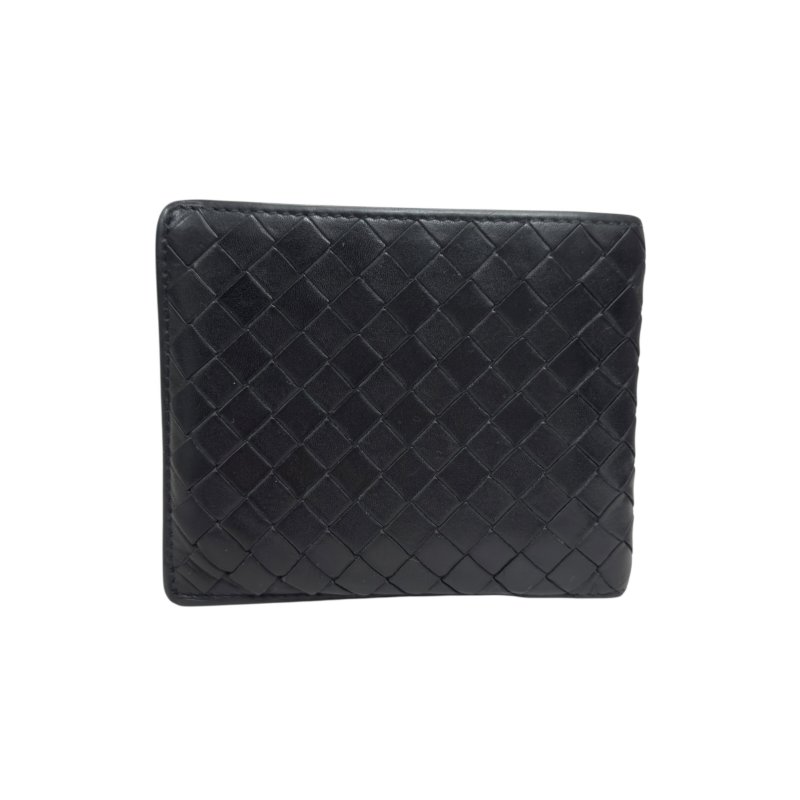 BOTTEGA VENETA 織皮 短銀包-2