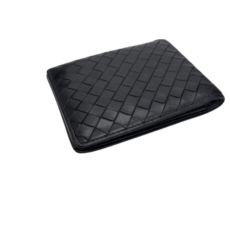 BOTTEGA VENETA 織皮 短銀包-5