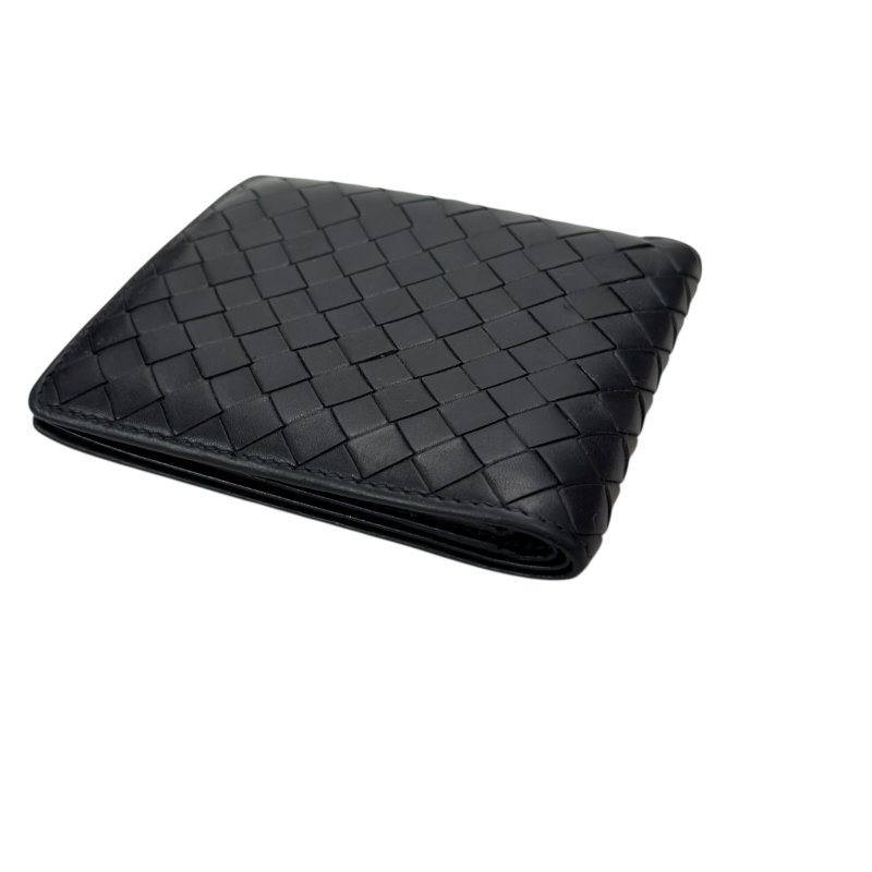 BOTTEGA VENETA 織皮 短銀包-6