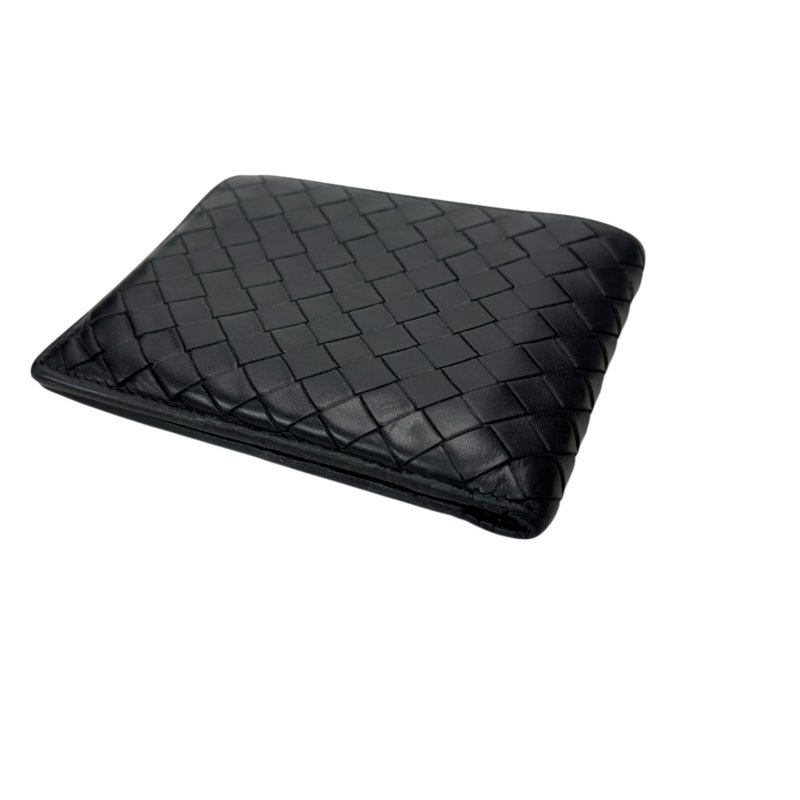 BOTTEGA VENETA 織皮 短銀包-8