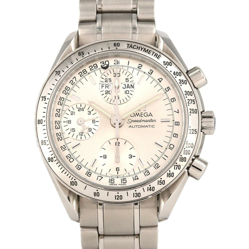 歐米茄超霸系列星期日曆型3523.30不鏽鋼自動腕錶-0