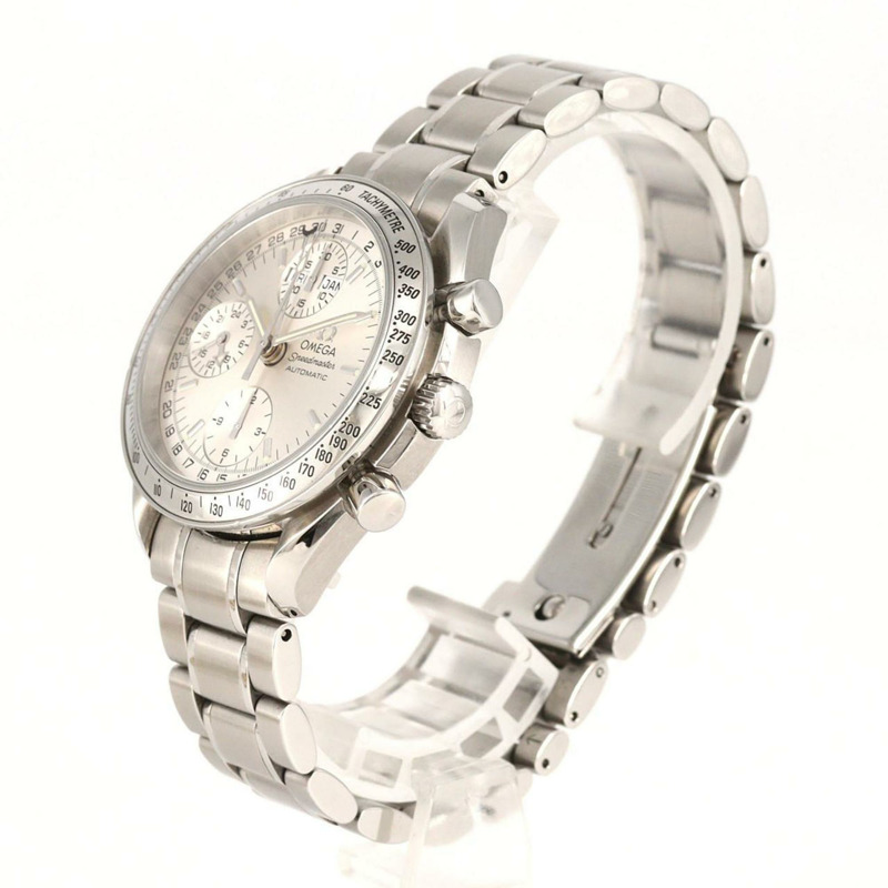 歐米茄超霸系列星期日曆型3523.30不鏽鋼自動腕錶-1