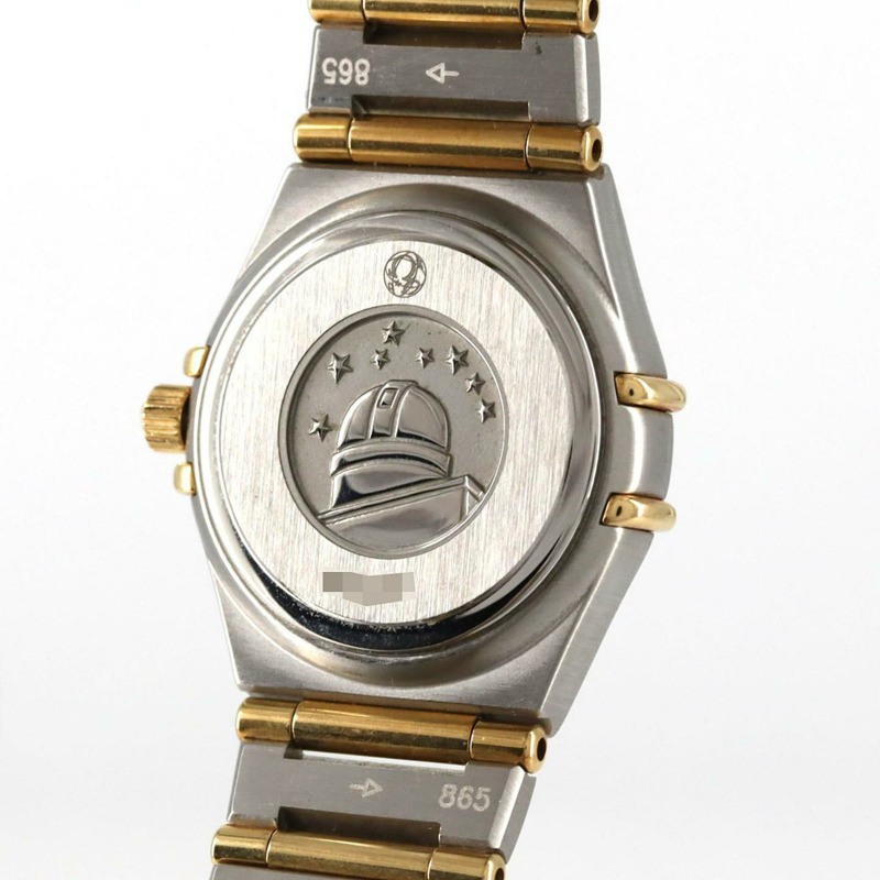 歐米茄星座系列迷你雙色D 1267.70 SSxYG石英錶-5