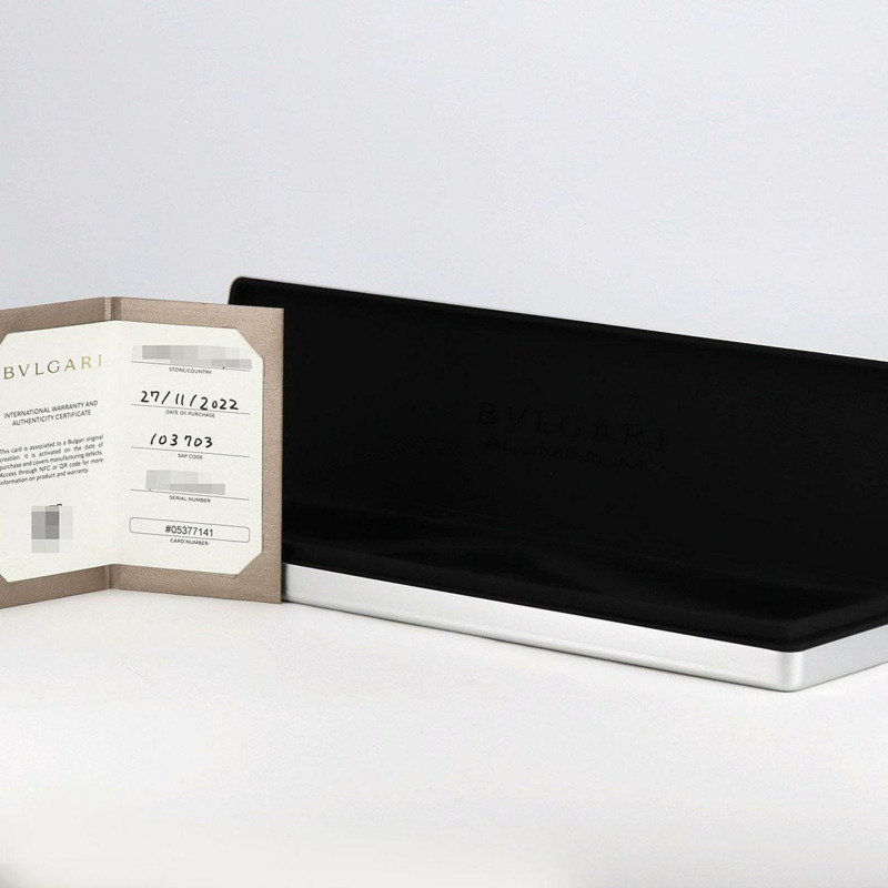 寶格麗鋁製空山基限量版 BB40AT 103703 自動腕錶-8