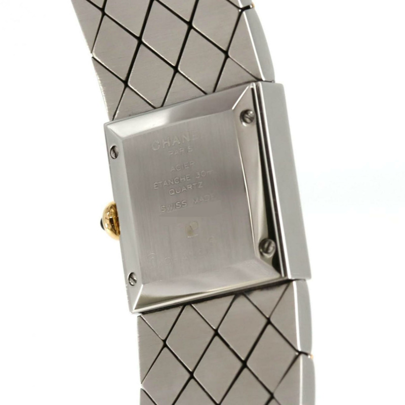 香奈兒 Matelasse 雙色腕錶 H0475 SSxYG 石英機芯-5