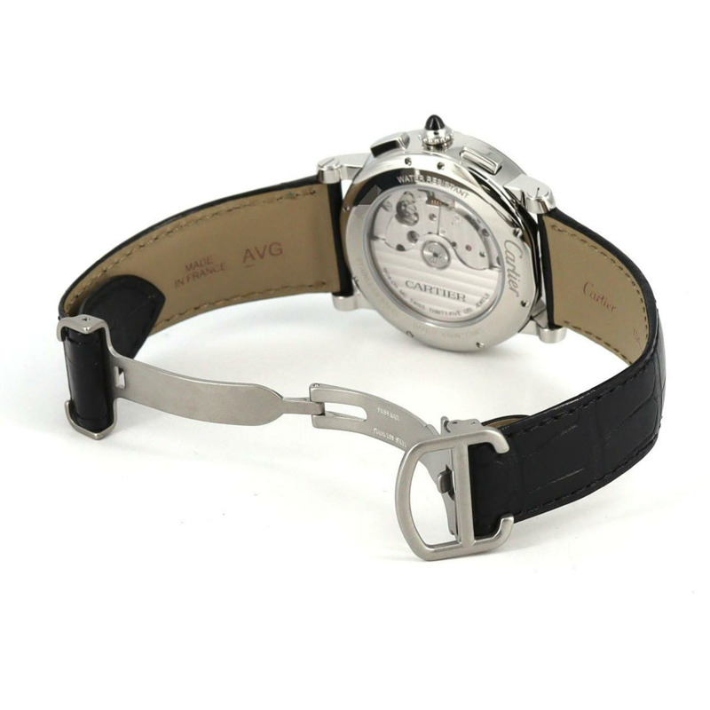 卡地亞 Rotonde de Chronograph WSRO0002 不鏽鋼自動腕錶-5