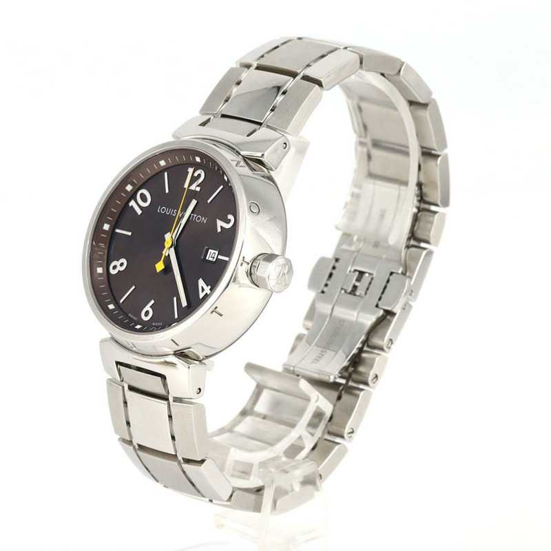 路易威登 Tambour Q1111 不鏽鋼石英錶-1