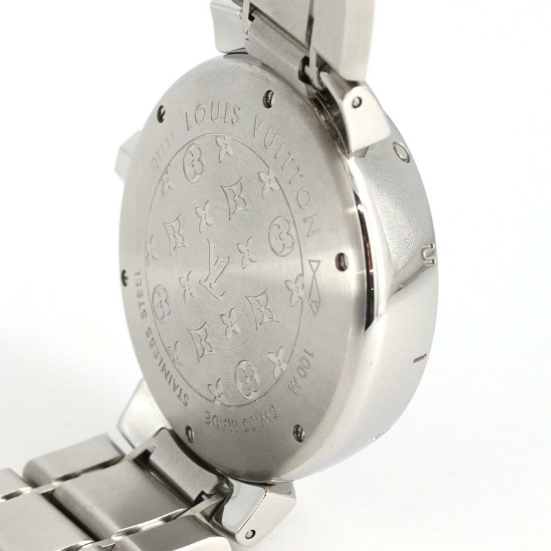 路易威登 Tambour Q1111 不鏽鋼石英錶-4