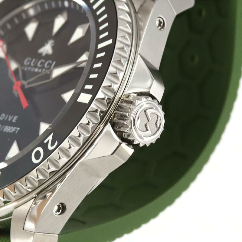 Gucci Dive YA136349 不鏽鋼自動腕錶-2