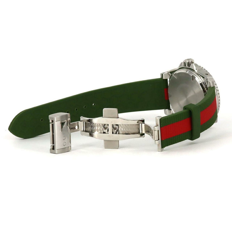 Gucci Dive YA136349 不鏽鋼自動腕錶-5