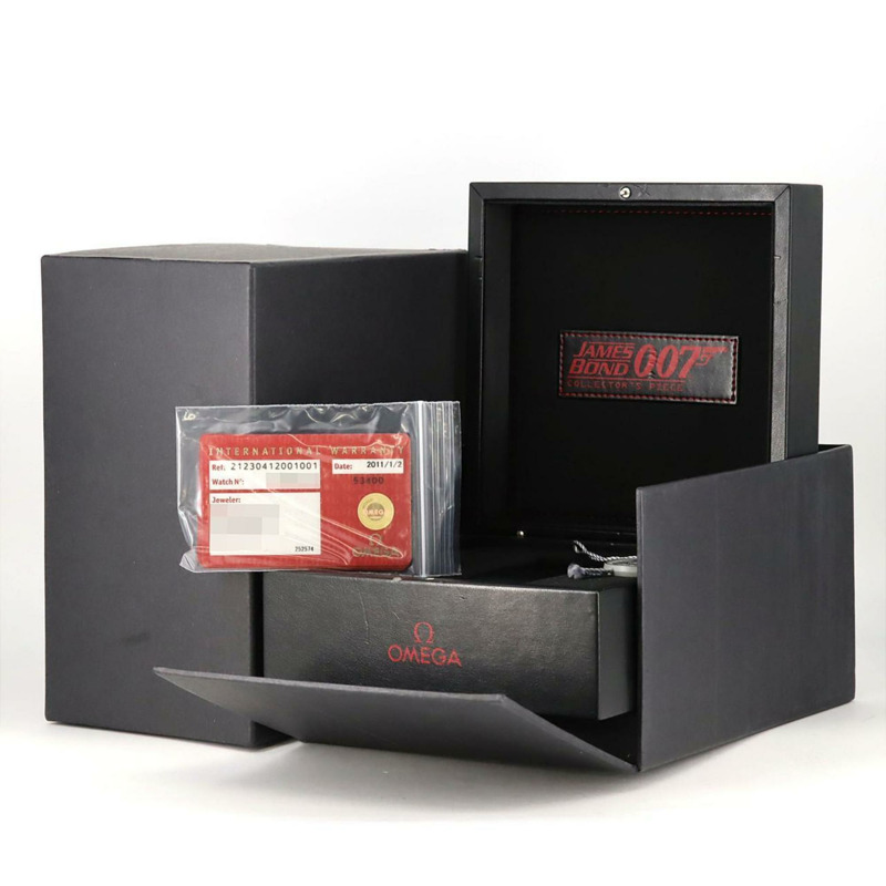 歐米茄海馬系列專業潛水錶 007 限量版 212.30.41.20.01.001 不鏽鋼自動腕錶-6