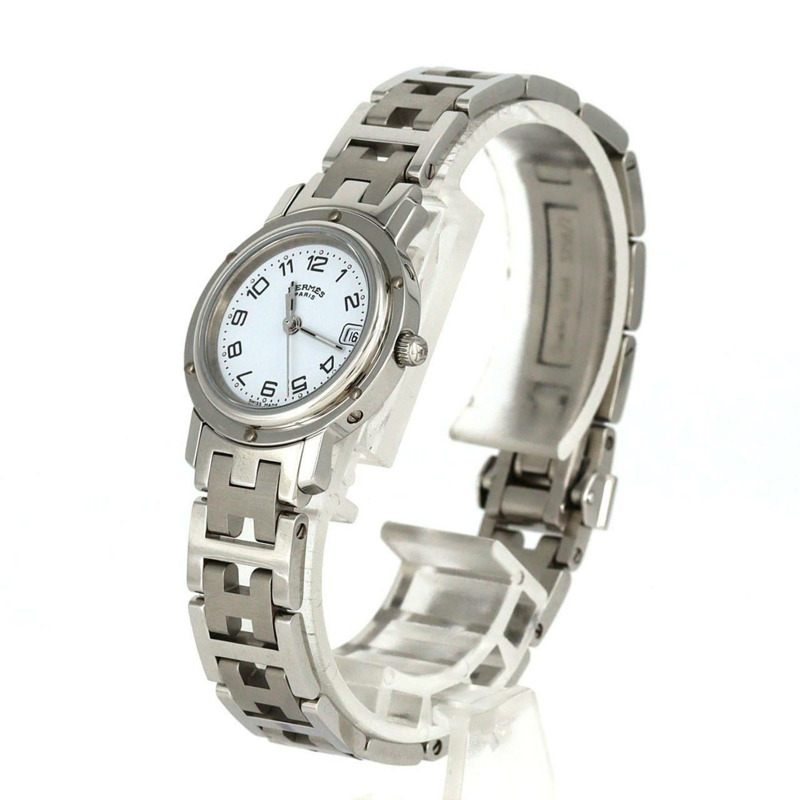 愛馬仕 Clipper CL4.210 不鏽鋼石英錶-1