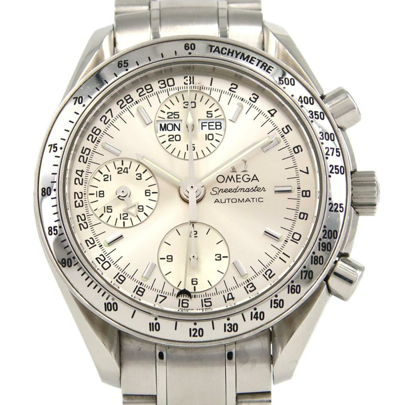 歐米茄超霸系列星期日曆型3523.30不鏽鋼自動腕錶-0