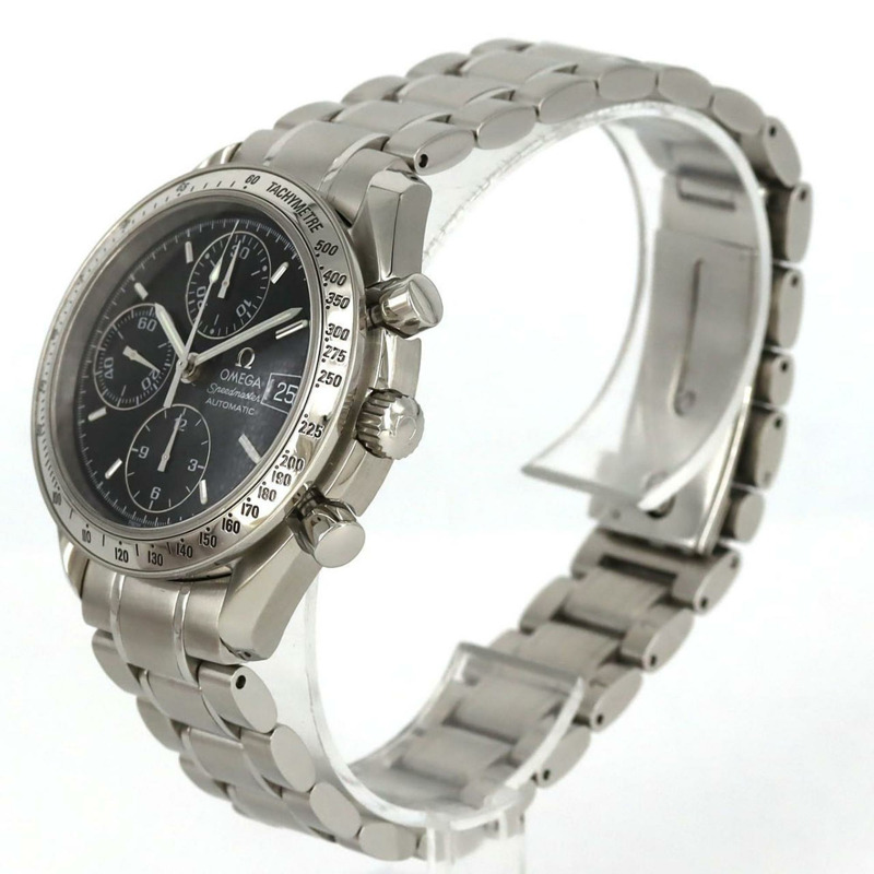 歐米茄超霸系列日期顯示3513.50不鏽鋼自動腕錶-1