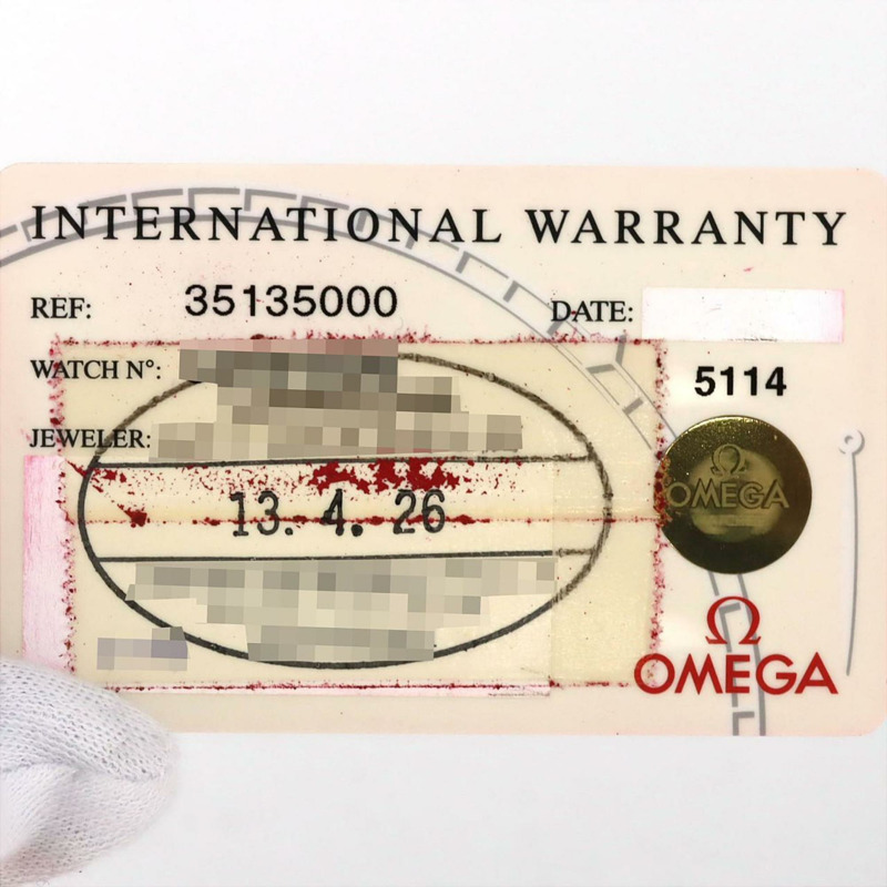 歐米茄超霸系列日期顯示3513.50不鏽鋼自動腕錶-7