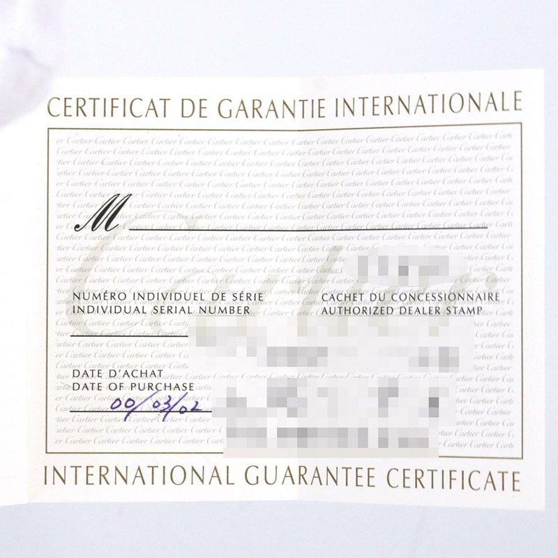 卡地亞 Must Colisee SM W1011455 銀色石英錶-7