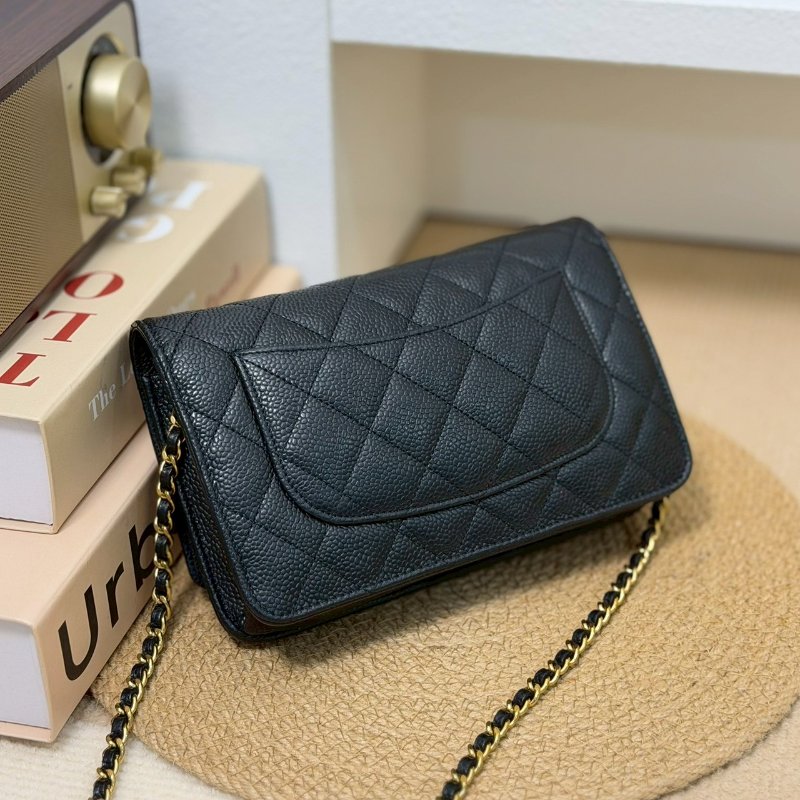 🏷Chanel.Coco Woc 荔枝牛黑金 芯片款-1