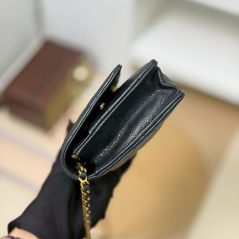 🏷Chanel.Coco Woc 荔枝牛黑金 芯片款-3