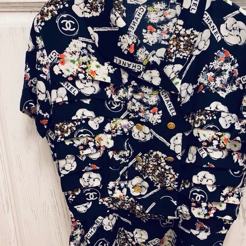 Chanel真絲連衣裙40碼