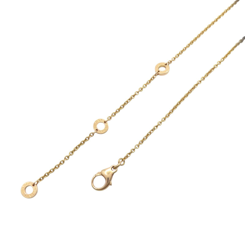 18K玫瑰金/白金 鑽石 B-zero1 項鍊【BVLGARI 寶格麗】 355062-4