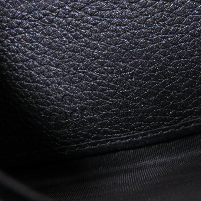 GUCCI 牛皮皮革Zipper Long Round Wallet金扣長錢包-14