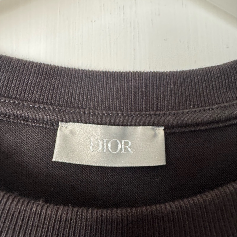 Dior黑色CD短袖T恤-1